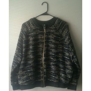 H&M | Metallic Fibre Jacket